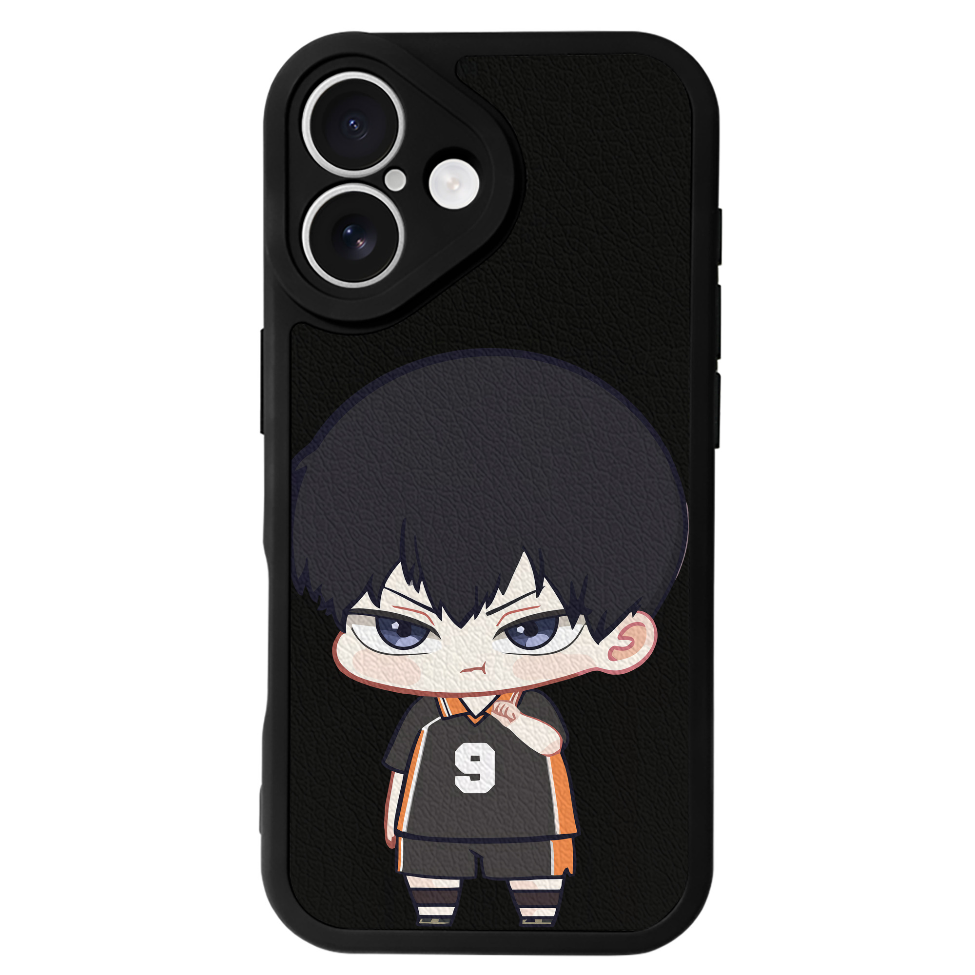 （画像用） ハイキュー!! Haikyu!! 【iPhone 16シリーズ対応】シリコンスマホケース（レザー調） 材質：シリコン